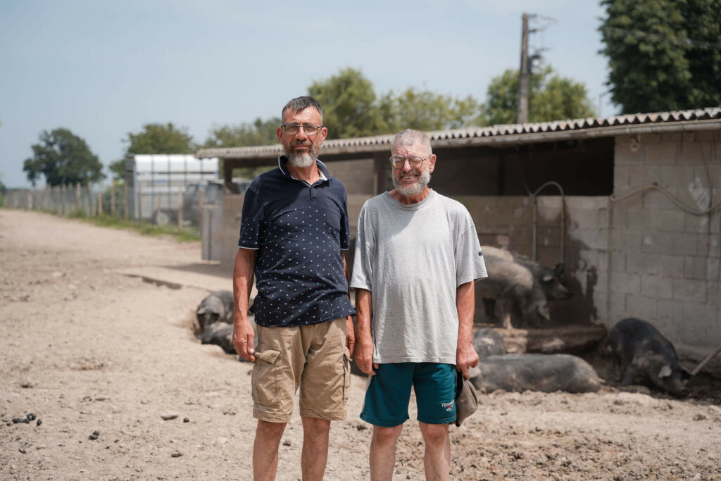 Olivier et Jean Paul, stars de la ferme